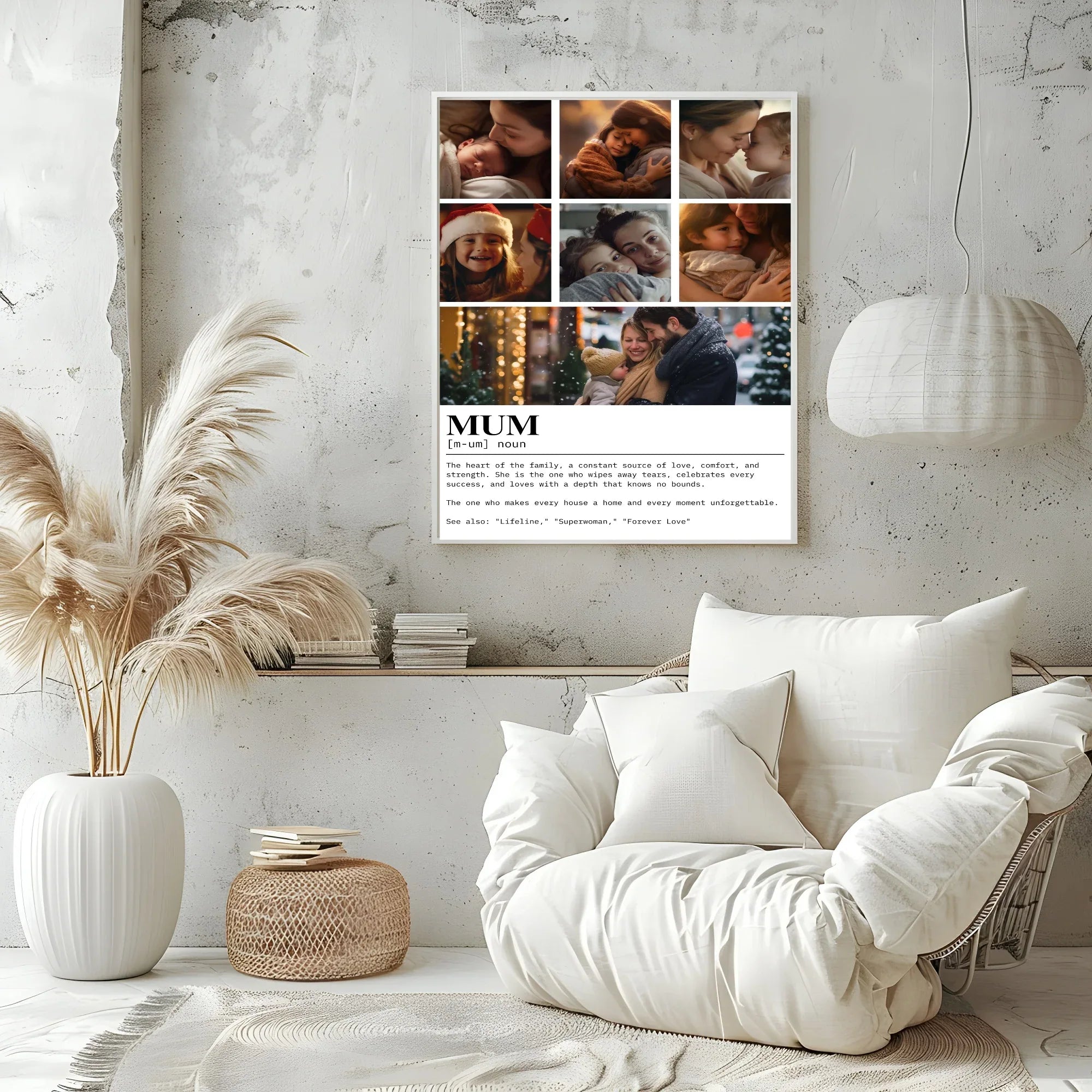 Mum Collage & Quote Photo Print - Larosier Prints