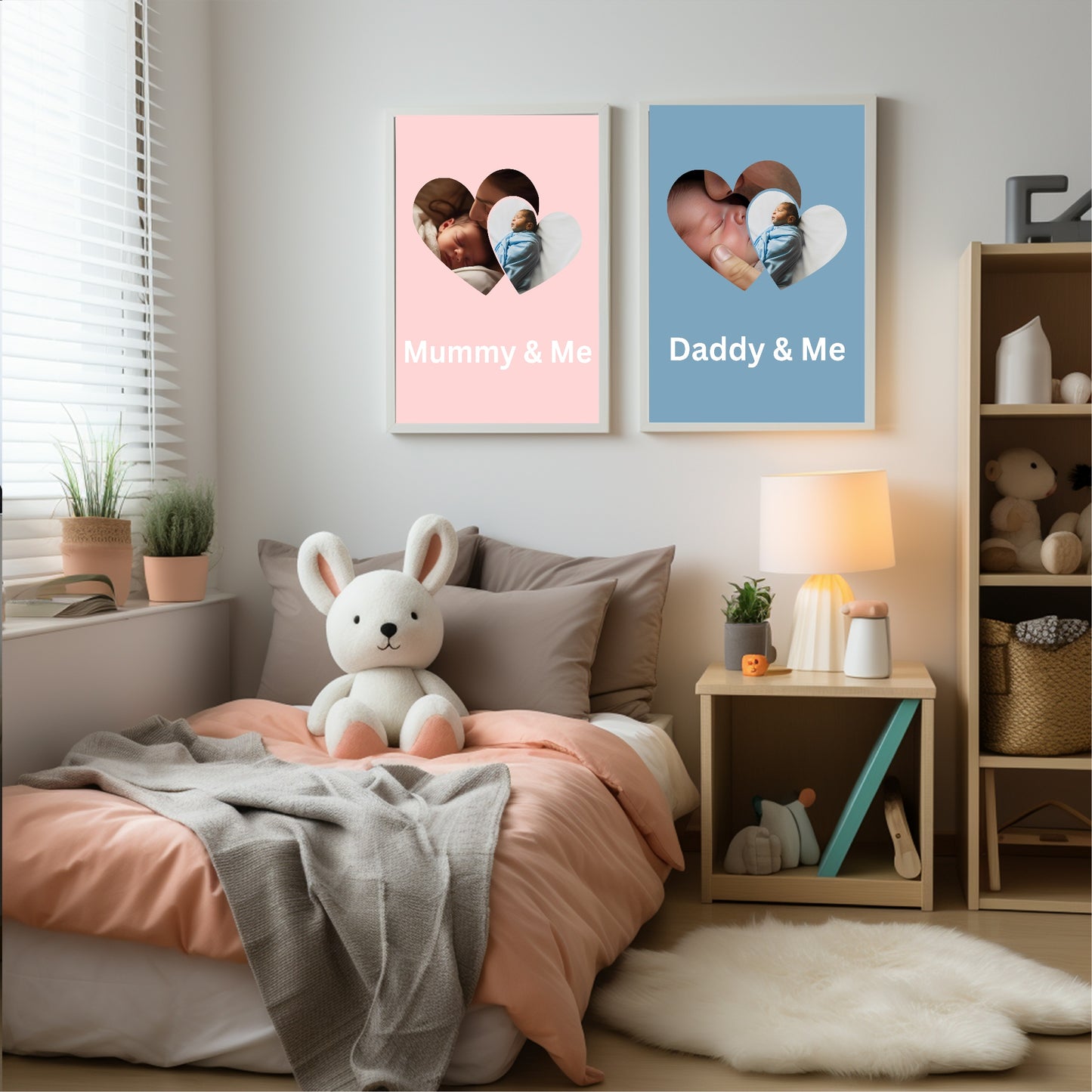 Daddy & Me Collage Photo Print