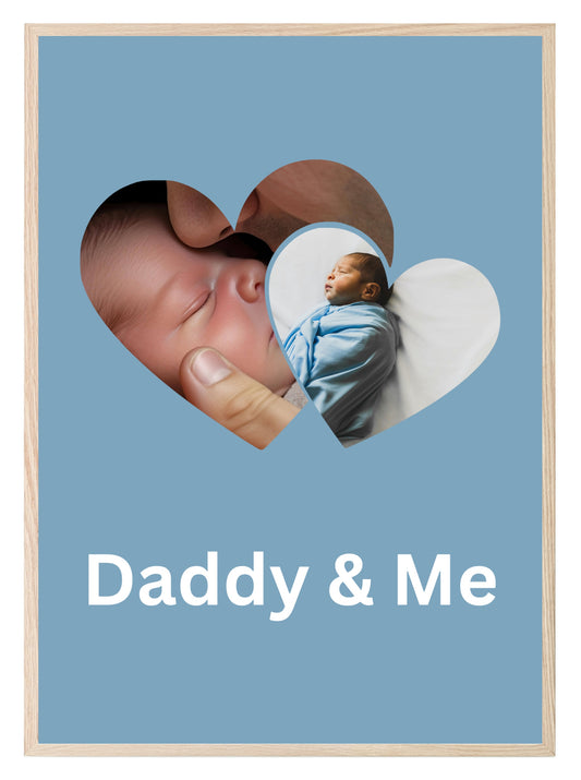 Daddy & Me Collage Photo Print