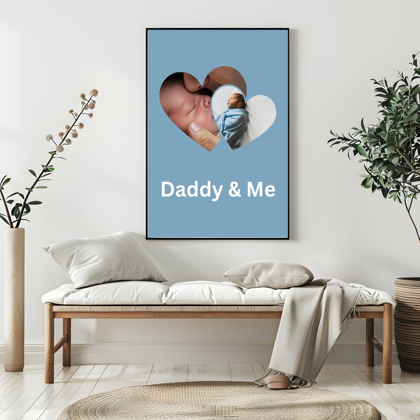 Daddy & Me Collage Photo Print