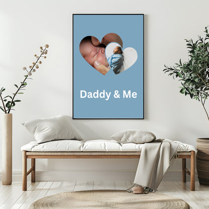 Daddy & Me Collage Photo Print