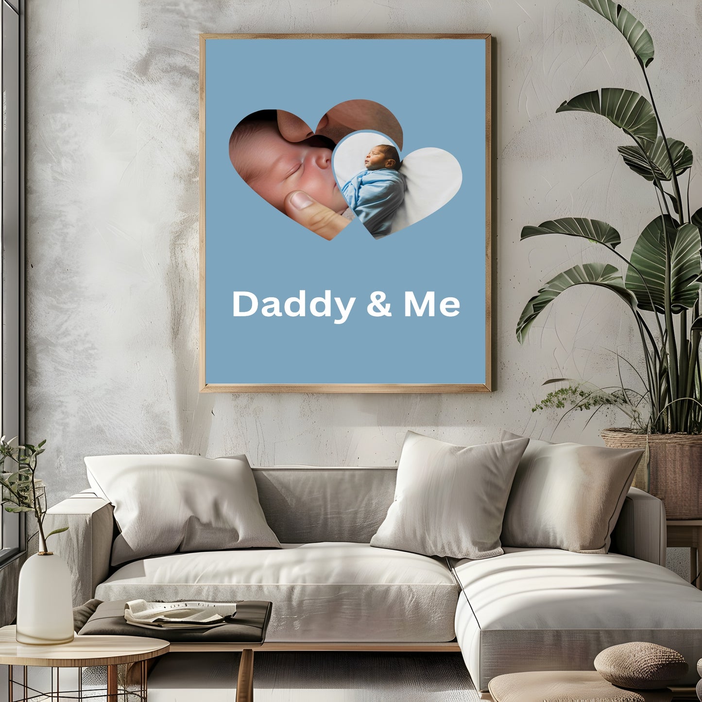 Daddy & Me Collage Photo Print