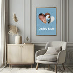 Daddy & Me Collage Photo Print - Larosier Prints