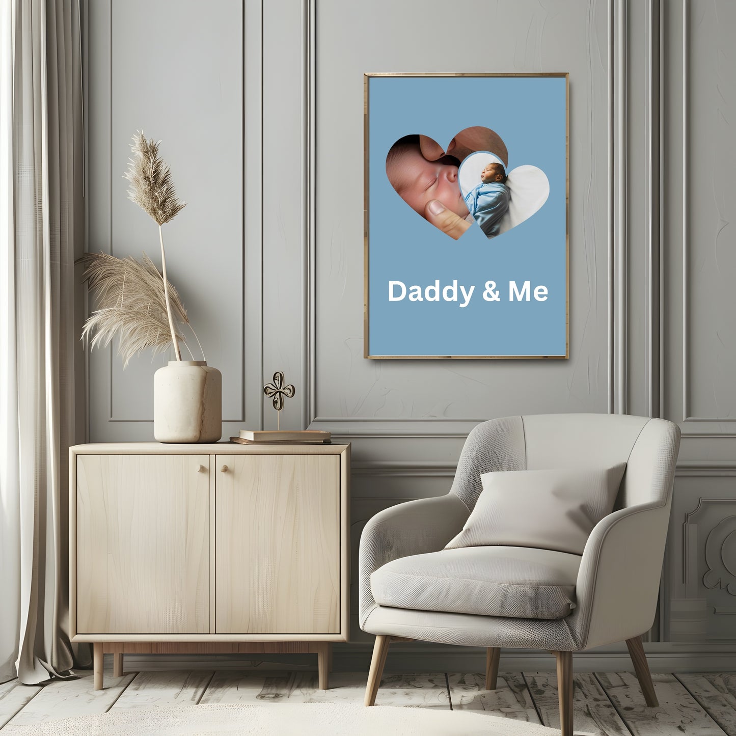 Daddy & Me Collage Photo Print