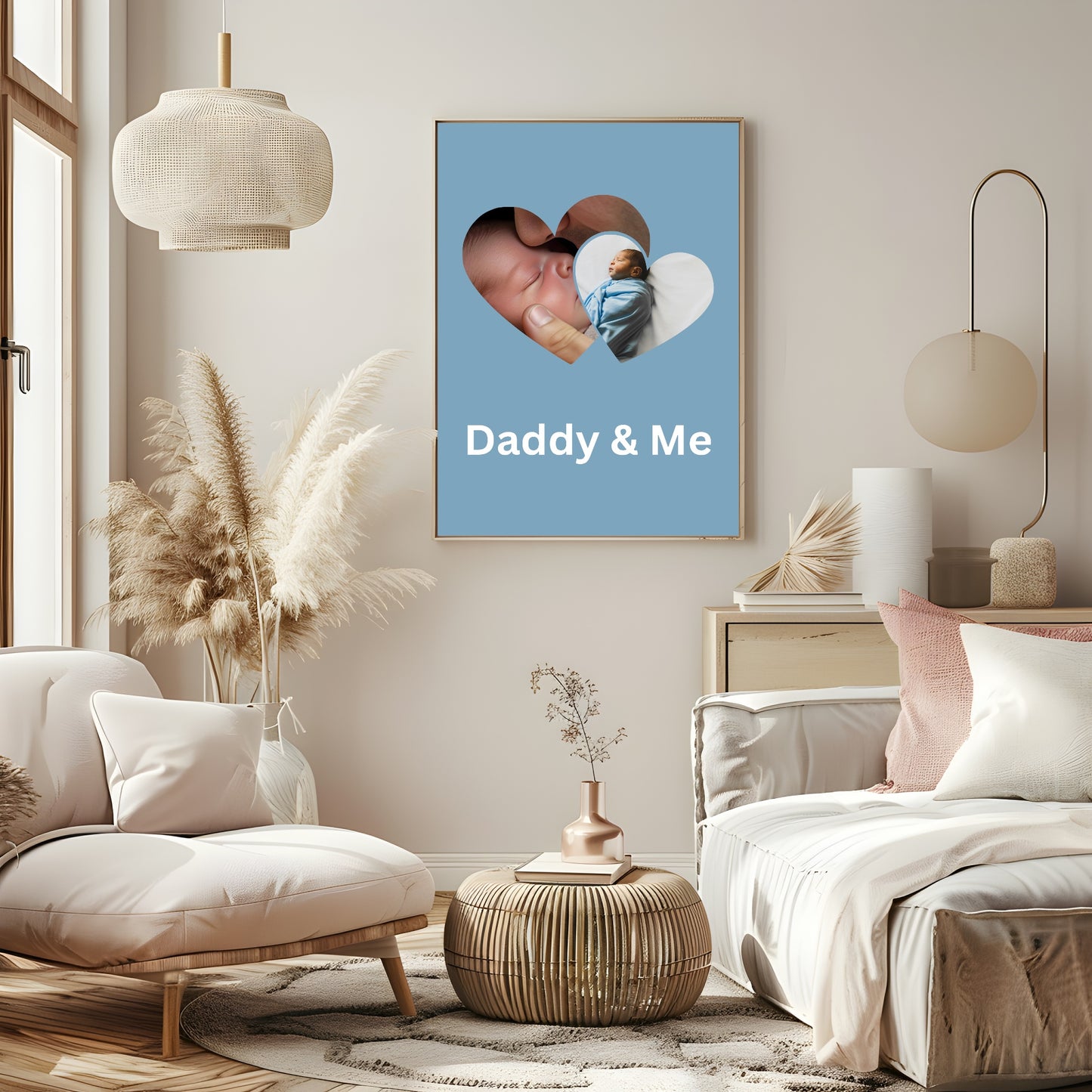 Daddy & Me Collage Photo Print