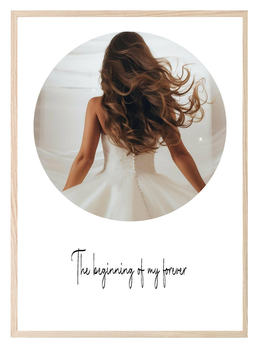 The Beginning Of My Forever Photo Print