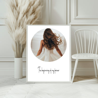 The Beginning Of My Forever Photo Print