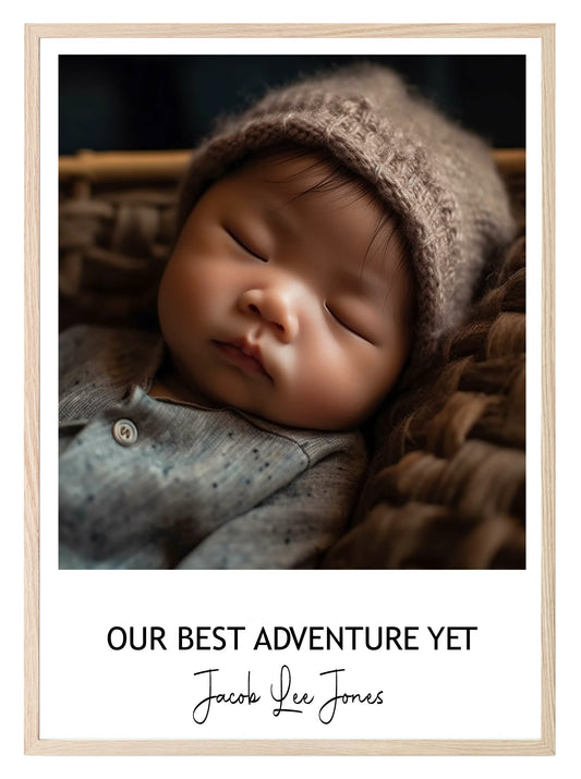 Personalised Our Best Adventure Yet Photo Print