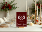 Red Gothic Wedding Invitations | Pack of 10