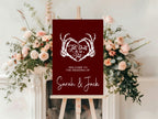 Red Gothic Wedding Invitations | Pack of 10