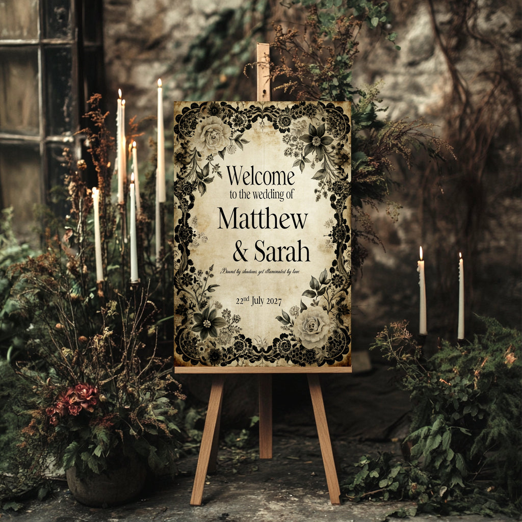 Black Rose Essentials Wedding Signage Bundle