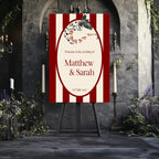 Gothic Bird Til Death Do Us Part Wedding Sign – Double Sided Forever Print