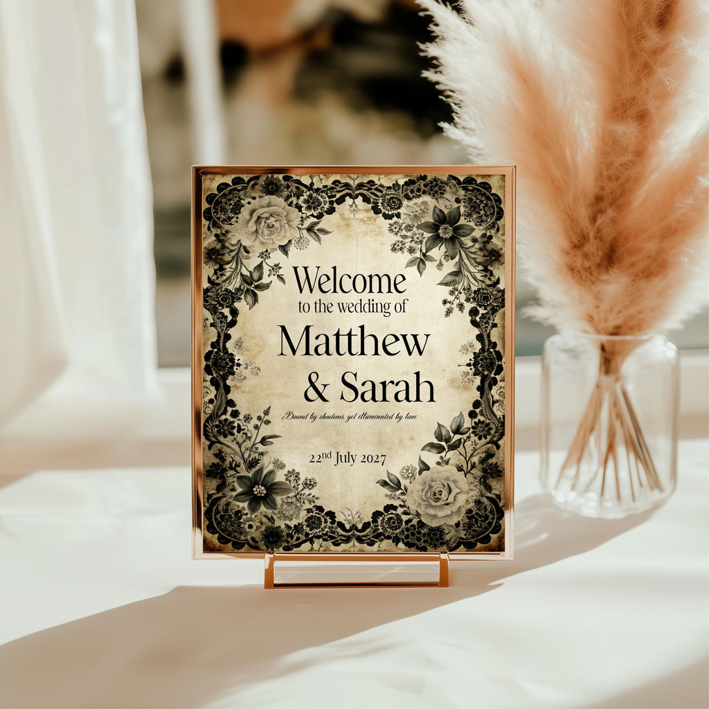 Black Rose Essentials Wedding Signage Bundle