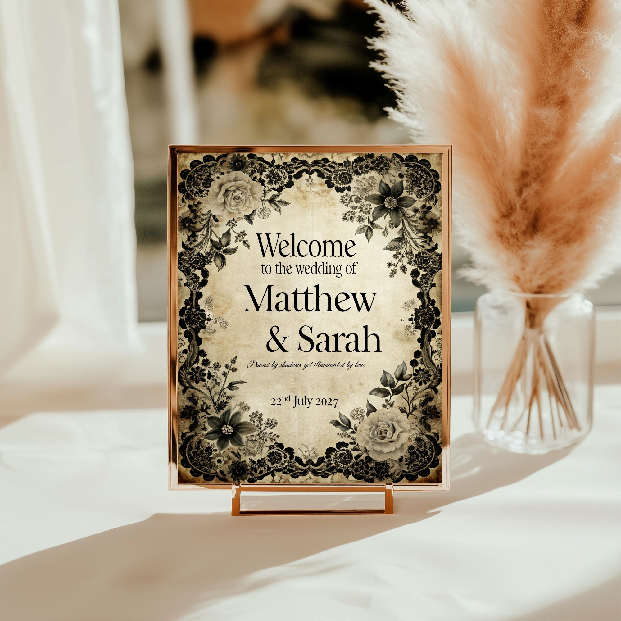 Black Rose Essentials Wedding Signage Bundle
