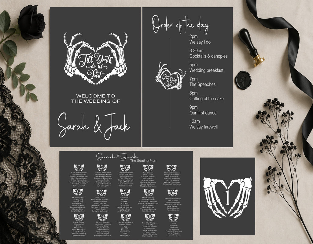 Till Death Essentials Wedding Signage Bundle