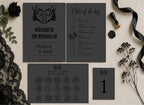 The Lovers Tarot Essential Wedding Signage Bundle | Charcoal