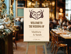 The Lovers Tarot Complete Wedding Signage Bundle | Beige
