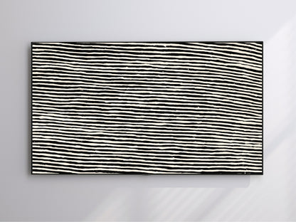 Zebra Print Frame TV Art | Digital Download 4K High Resolution