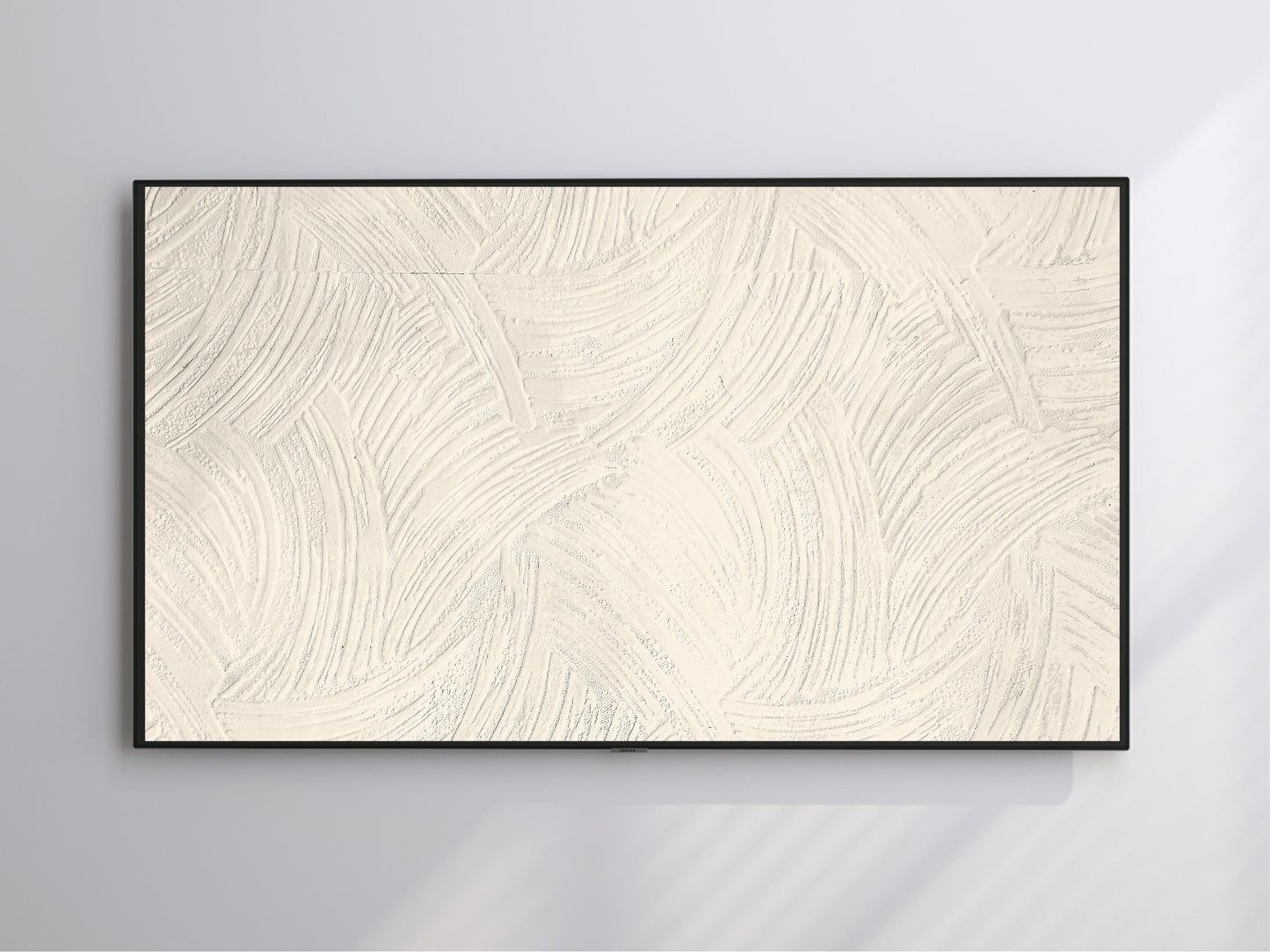 Modern Abstract Frame TV Art | Cream | Digital Download 4K High Resolution