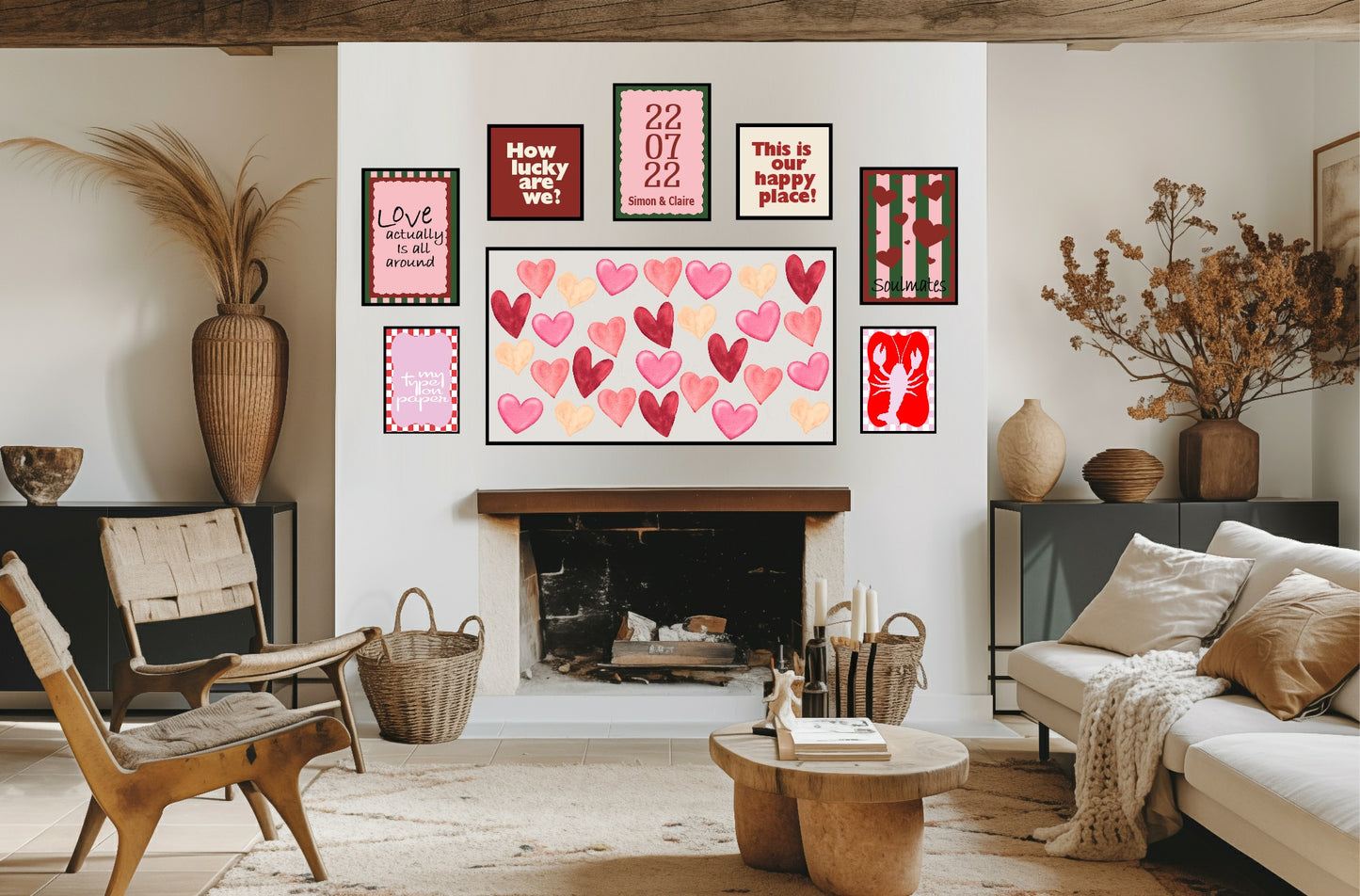 Frame TV Art | Hearts | Digital Download 4K High Resolution