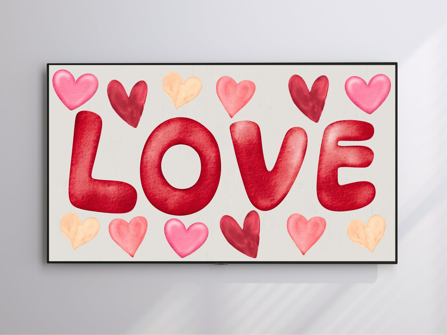 Love Frame TV Art | Hearts | Digital Download 4K High Resolution