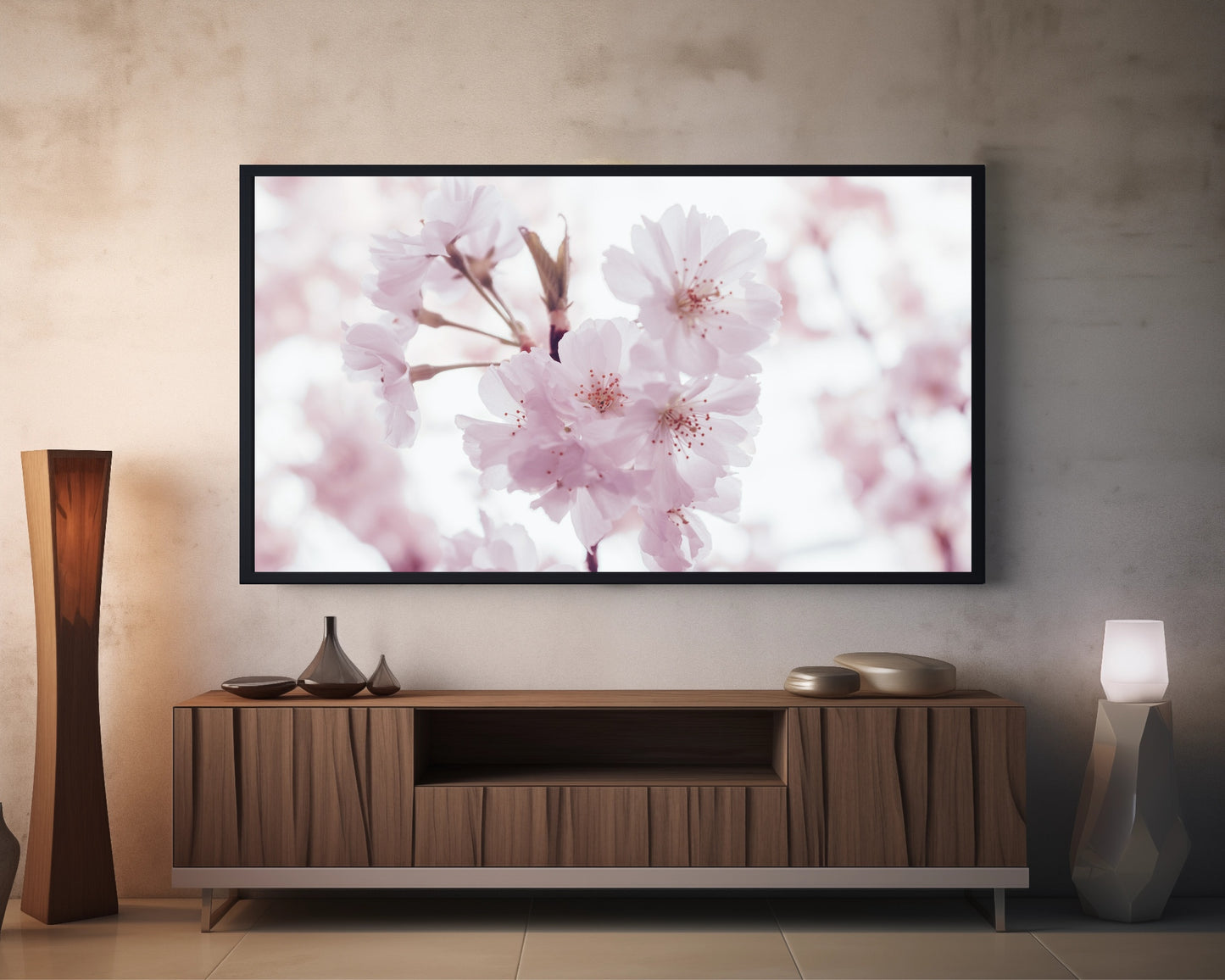 Cherry Blossom | Spring Blooming | Frame TV Art | Digital Download 4K High Resolution