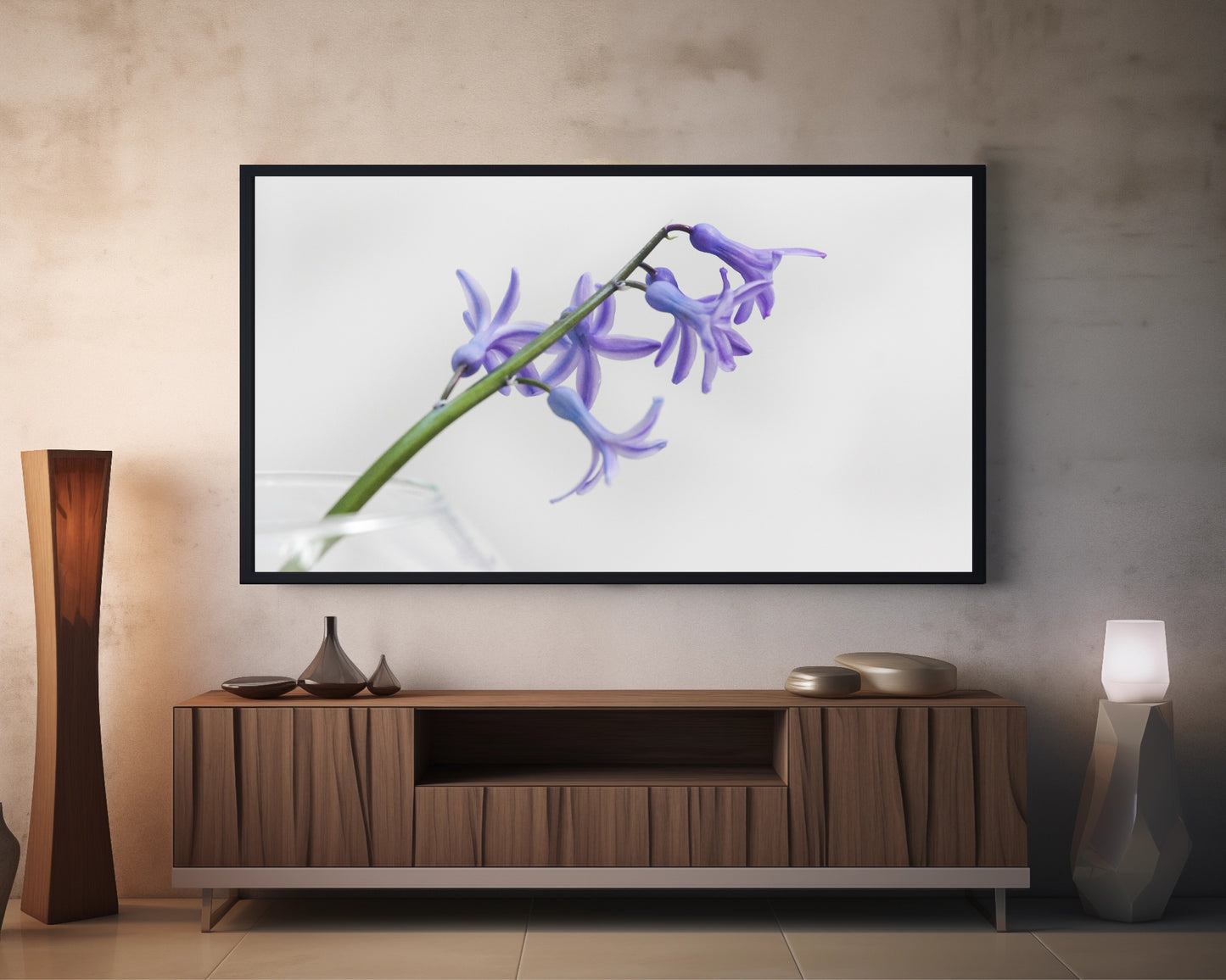 Purple Bloom | Spring Flower | Frame TV Art | Digital Download 4K High Resolution