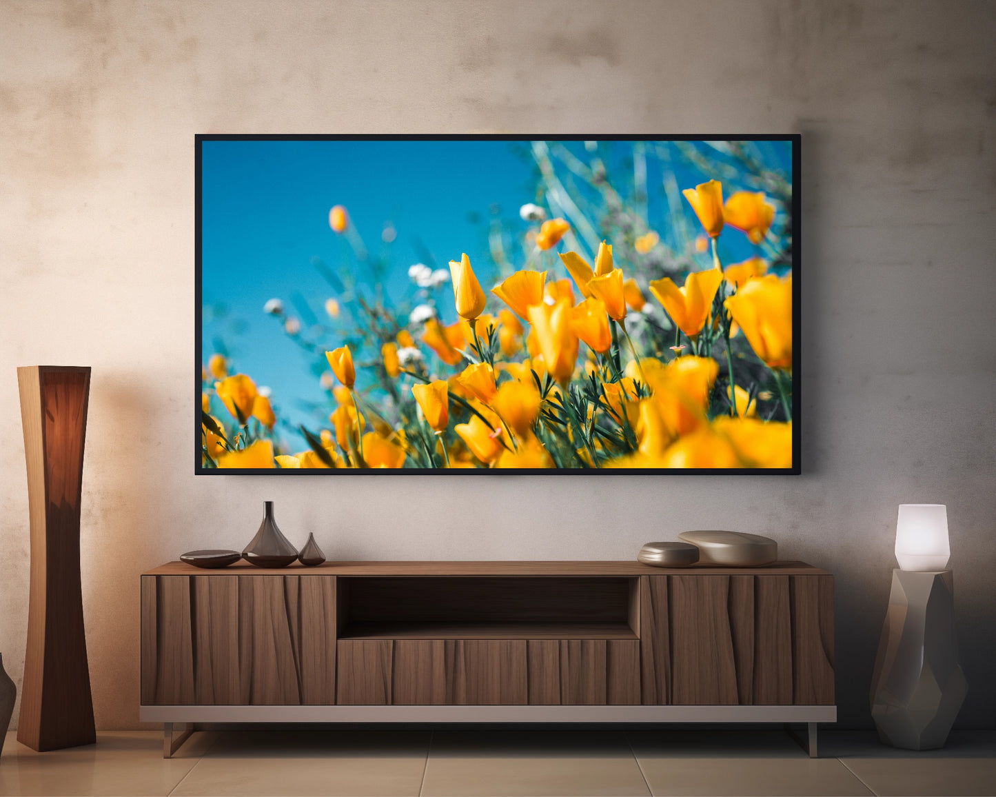 Orange Flowers | Spring Blooming | Frame TV Art | Digital Download 4K High Resolution