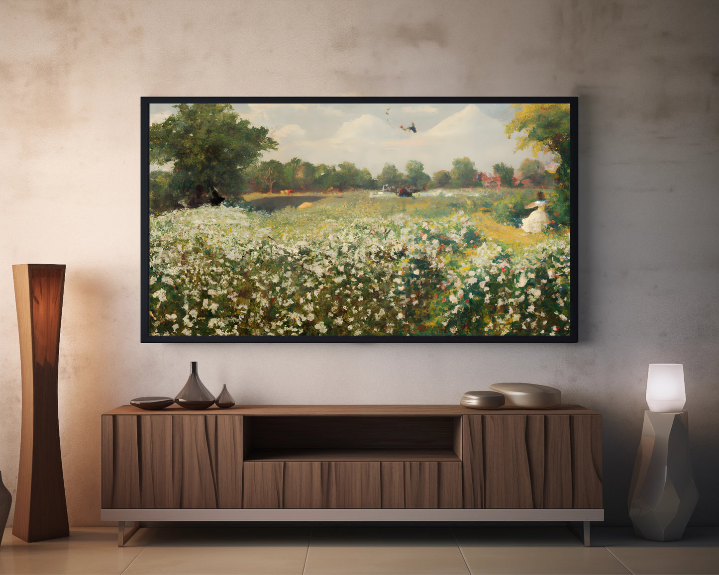 Spring Landscape | Winslow Homer Inspired Frame TV Art | Digital Download 4K High Resolution