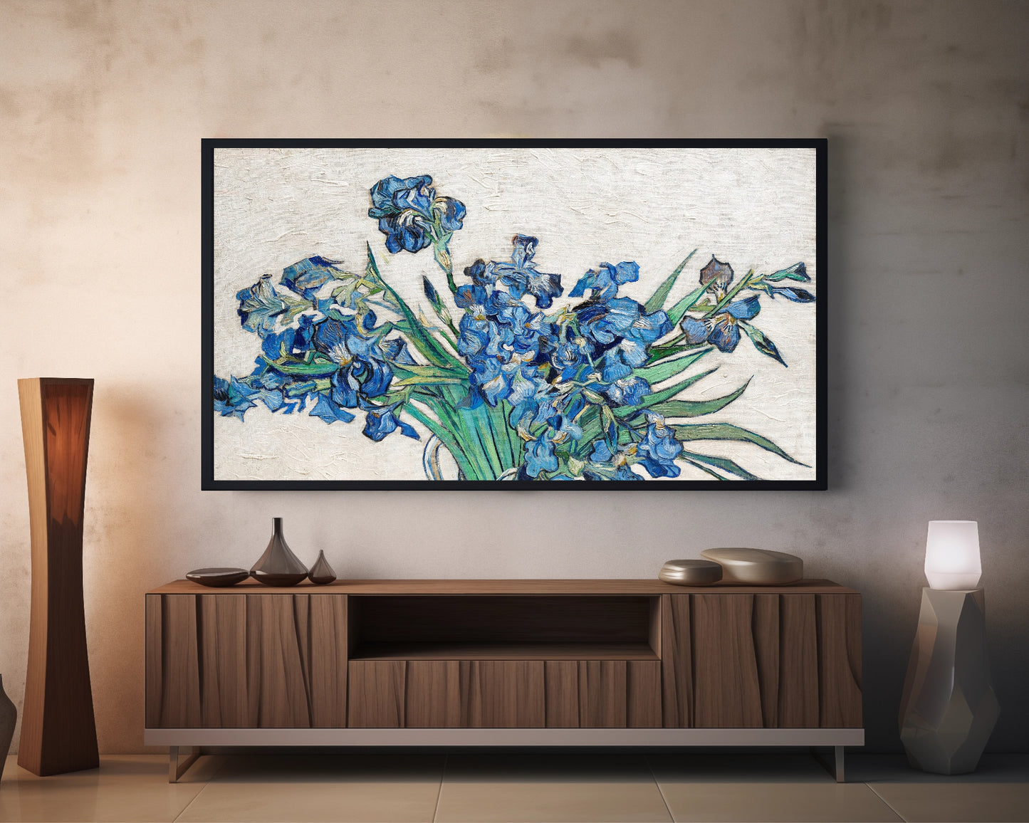 Irises Painting | Vincent van Gogh Inspired Frame TV Art | Digital Download 4K High Resolution