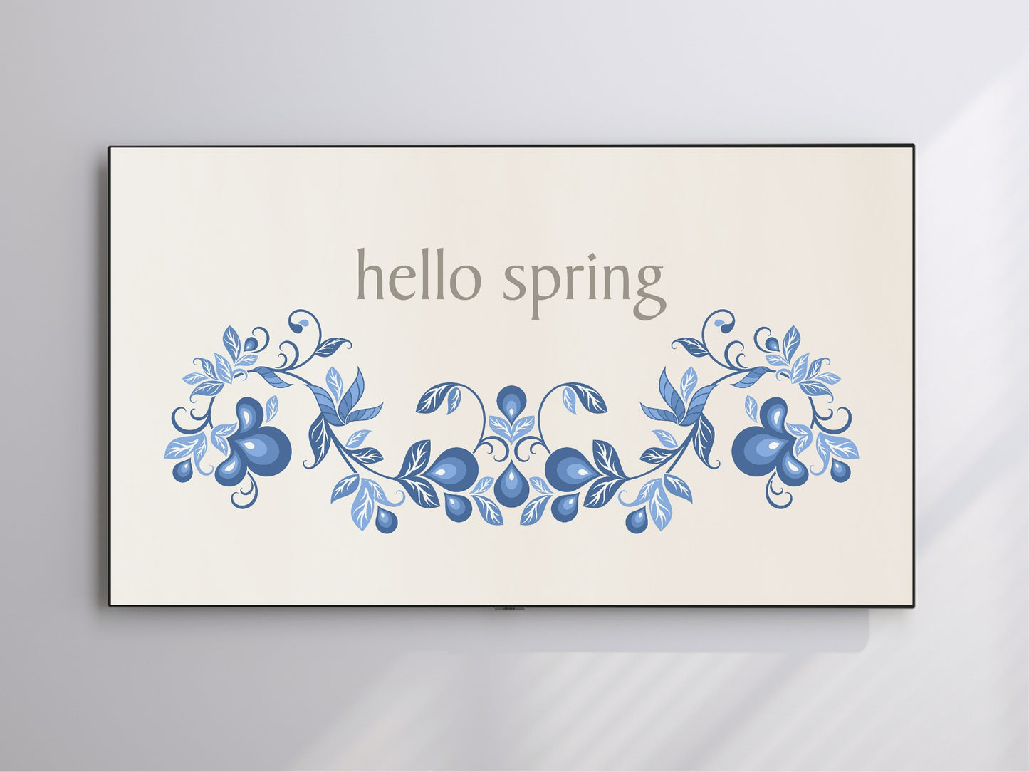 Hello Spring | Frame TV Art | Digital Download 4K High Resolution