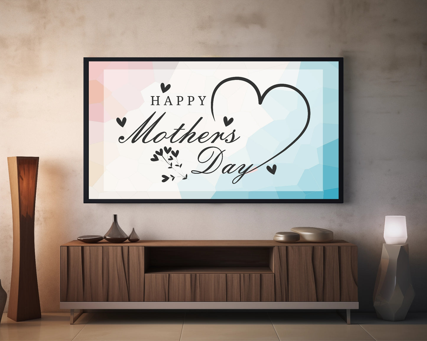 Happy Mothers Day | Frame TV Art | Digital Download 4K High Resolution