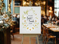 Daisy Flower Wedding Welcome Sign