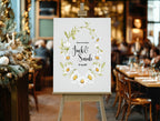Daisy Flower Wedding Welcome Sign
