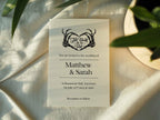 The Lovers Tarot Wedding Invitation Suite | White