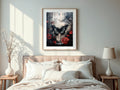 Gothic Butterfly personalised Forever wedding keepsake print, featured mock-up