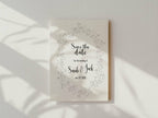 Black & White Floral Wedding Save the Date Cards | Pack of 10