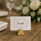 Black & White Floral Wedding Place Cards | Pack of 10