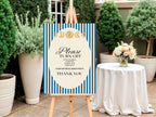 Blue Celestial Wedding Unplugged Sign – 10. Unplugged 2