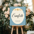 Blue Celestial Wedding Confetti Sign – 11. Confetti 2
