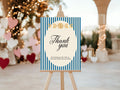 Blue Celestial Wedding Thank You Sign – 13. Thank you 2