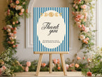 Blue Celestial Wedding Thank You Sign – 13. Thank you