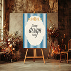 Personalised Blue Celestial Wedding Sign | Custom Wording – 21. Custom