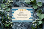 Blue Celestial Personalised Enclosure Cards | Pack of 10 | A6 or A5 – 22. Enclosure card 1