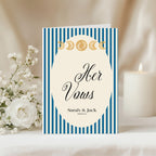 Blue Celestial Wedding Vow Books | Set of 2 – 23. Vow Books