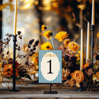 Blue Celestial Wedding Table Names & Numbers | Pack of 10 – 3. Table Number