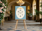 Blue Celestial Wedding Seating Plan | Personalised – 5. Table Plan B 2