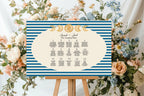 Blue Celestial Wedding Seating Plan | Personalised – 5. Table Plan