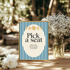 Blue Celestial Wedding Pick a Seat Sign – 6. Pick a seat 2
