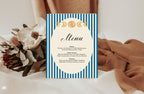 Blue Celestial Wedding Menu Signs – 8. Menu 2